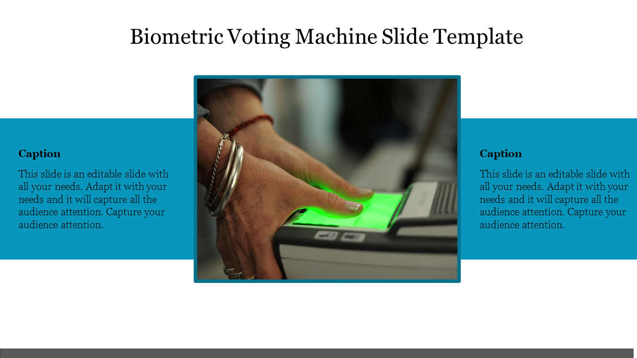 Biometric Voting Machine Slide Template
